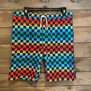 Boys Lands End swim trunks